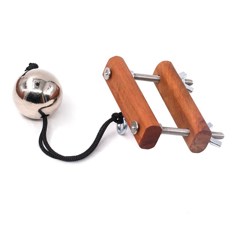 Gymnastic Ring Wood - Деревянный тренажер для пениса, металлический гравитационный