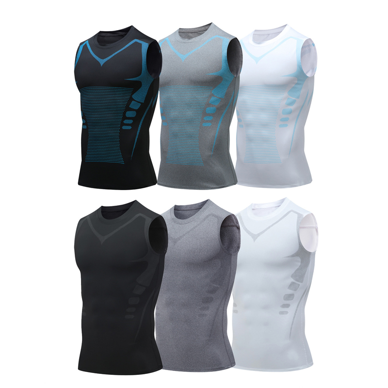 Crossfit Vest - Мужская компрессионная майка, мужская спортивная рубашка