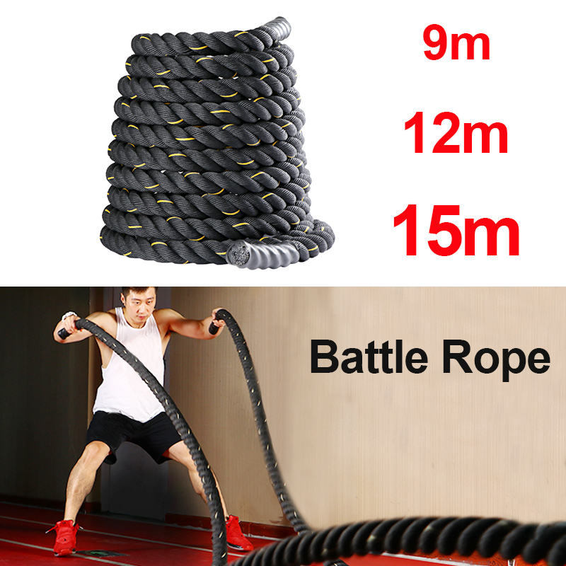 Фитнес-канаты длиной 9 м/12 м/ – обзор и цена Crossfit No Equipment