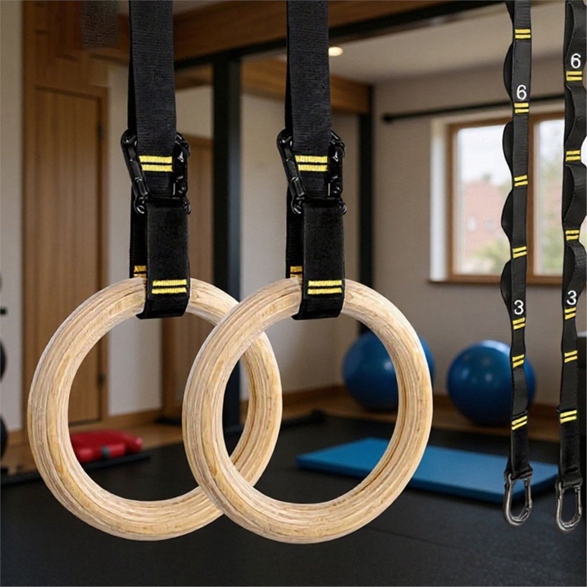 Летняя распродажа: 2 шт. дерев – обзор и цена Gymnastic Ring Wood